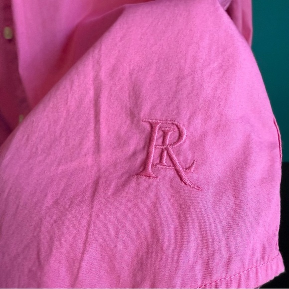 Ralph Lauren Polo Jeans Vibrant Pink Cotton Shirt - Picture 3 of 12